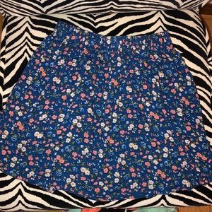 Hollister floral skirt
